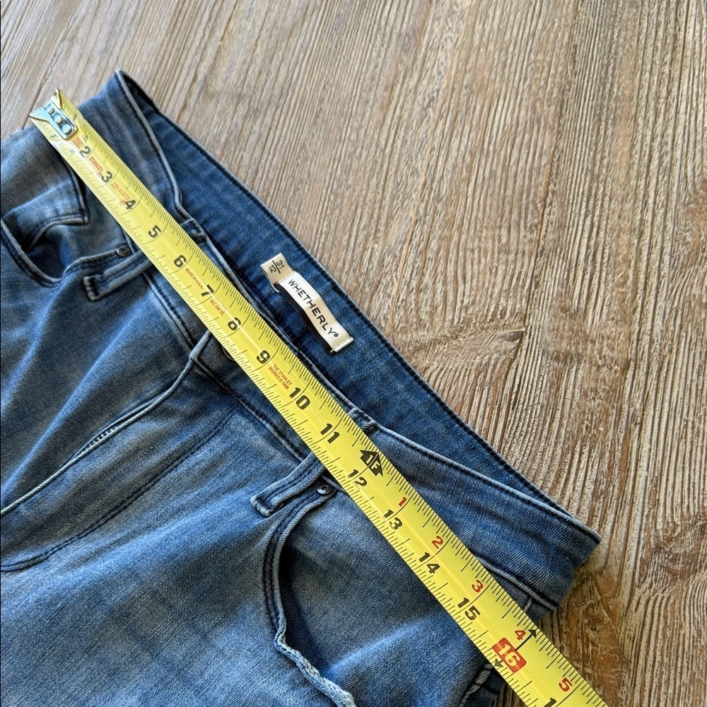 Whetherly Jeans Savannah High Rise Kick Flare Women's Blue Jeans 31 - Picture 4 of 7